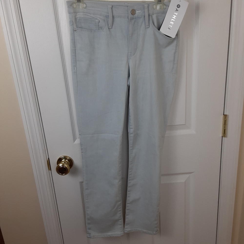 Athleta SCULPTEK Denim Pants Size 6